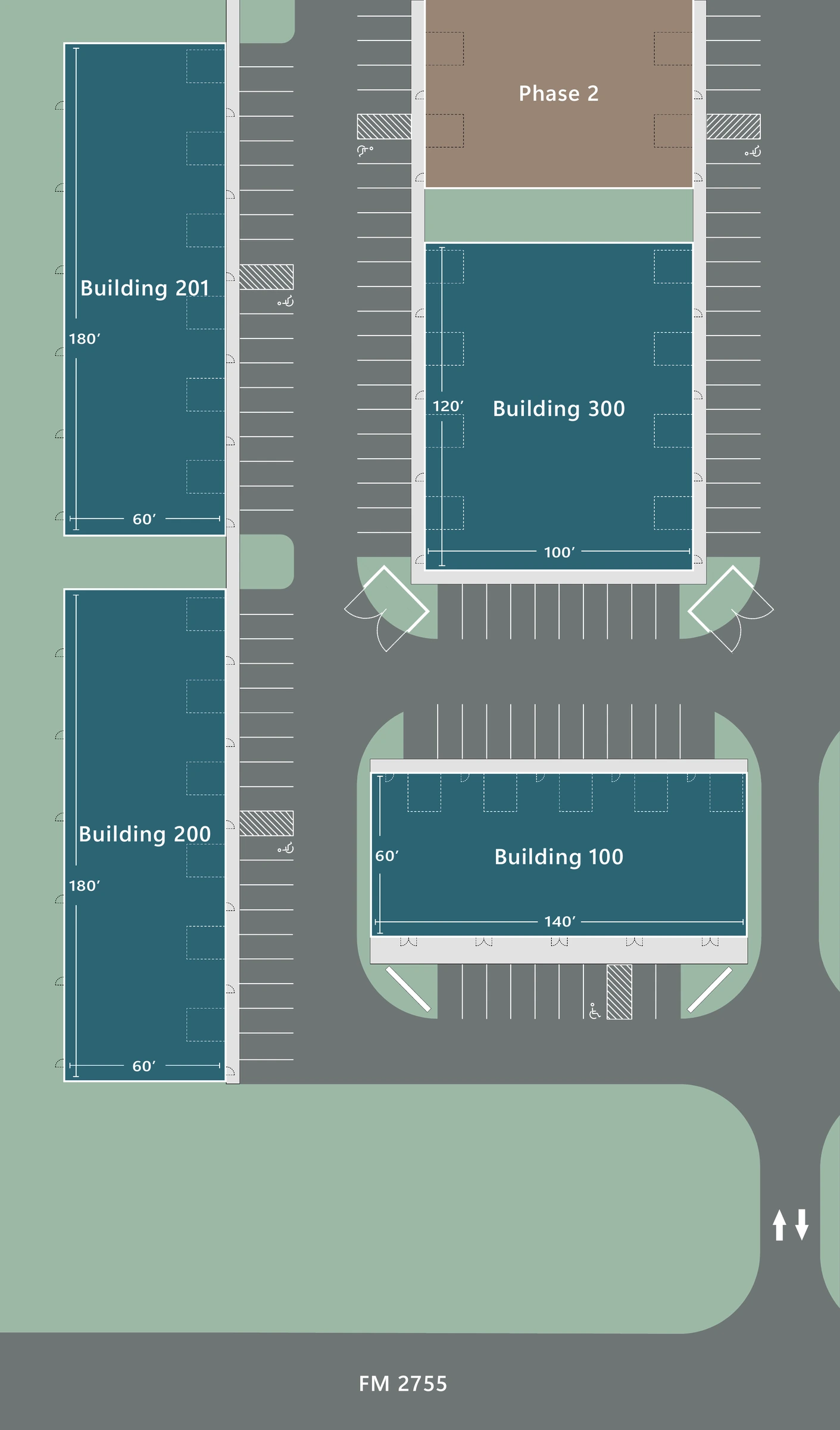 Lavon Flex Industrial Park Phase 1 site plan